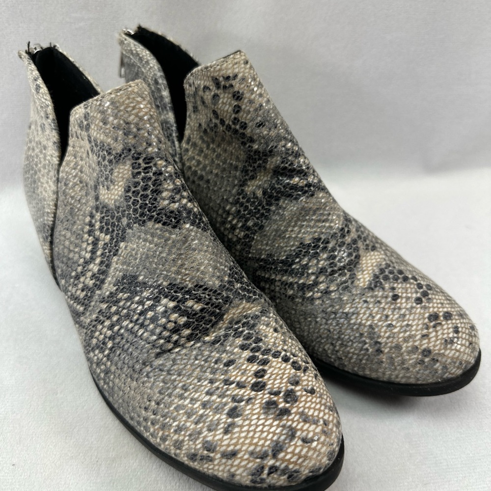 Soda Booties Animal Print Western Boho Hippie Size 6.5